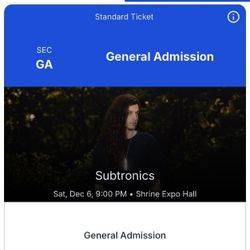 Subtronics Concert (18+)