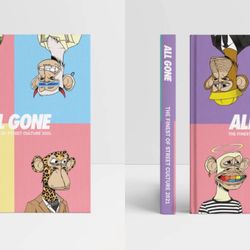 All Gone 2021 x Bored Ape Yacht Club BAYC Limited Edition Set 2 Books Ships Now