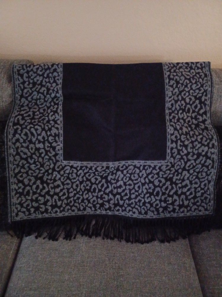 Charter Club Animal Print Wrap Scarf