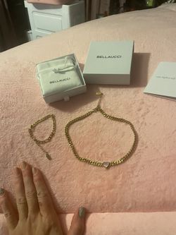 Bellaucci Heart Necklace And Bracelet 