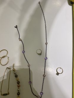 Lot of 14k gold necklace bracelet 23 grams