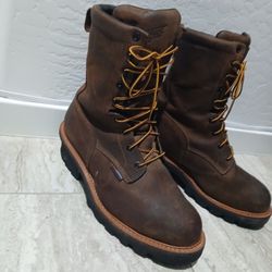  Red Wing Shoes ASTM F2413-18  Steel Toe Work Boots Size 10 Great Con WORE 2X 🔥