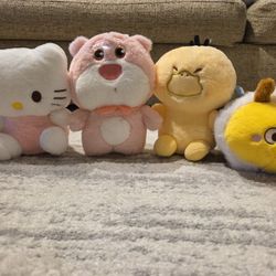 Stuffed Animals (Pack Of 4)