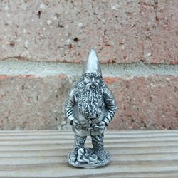 Vintage York Small Gnome Pewter Figurine 