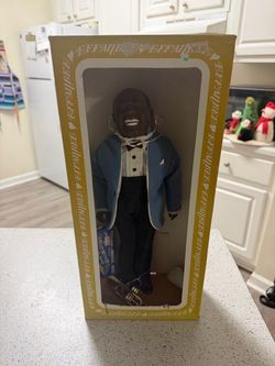 Vintage Effanbee Louis Armstrong #7661 Doll Great Moments in Music 1984 with tag