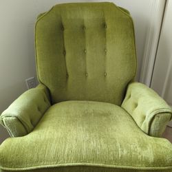 Vintage Green Rocking Chair