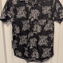 Haunted Mansion Button Up Shirt
