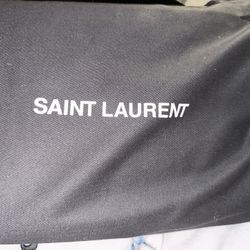 Saint Laurent Leather Black YSL purse