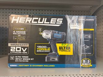 HÉRCULES DRILL , 1500 ft-lbs TORQUE BREAKAWAY