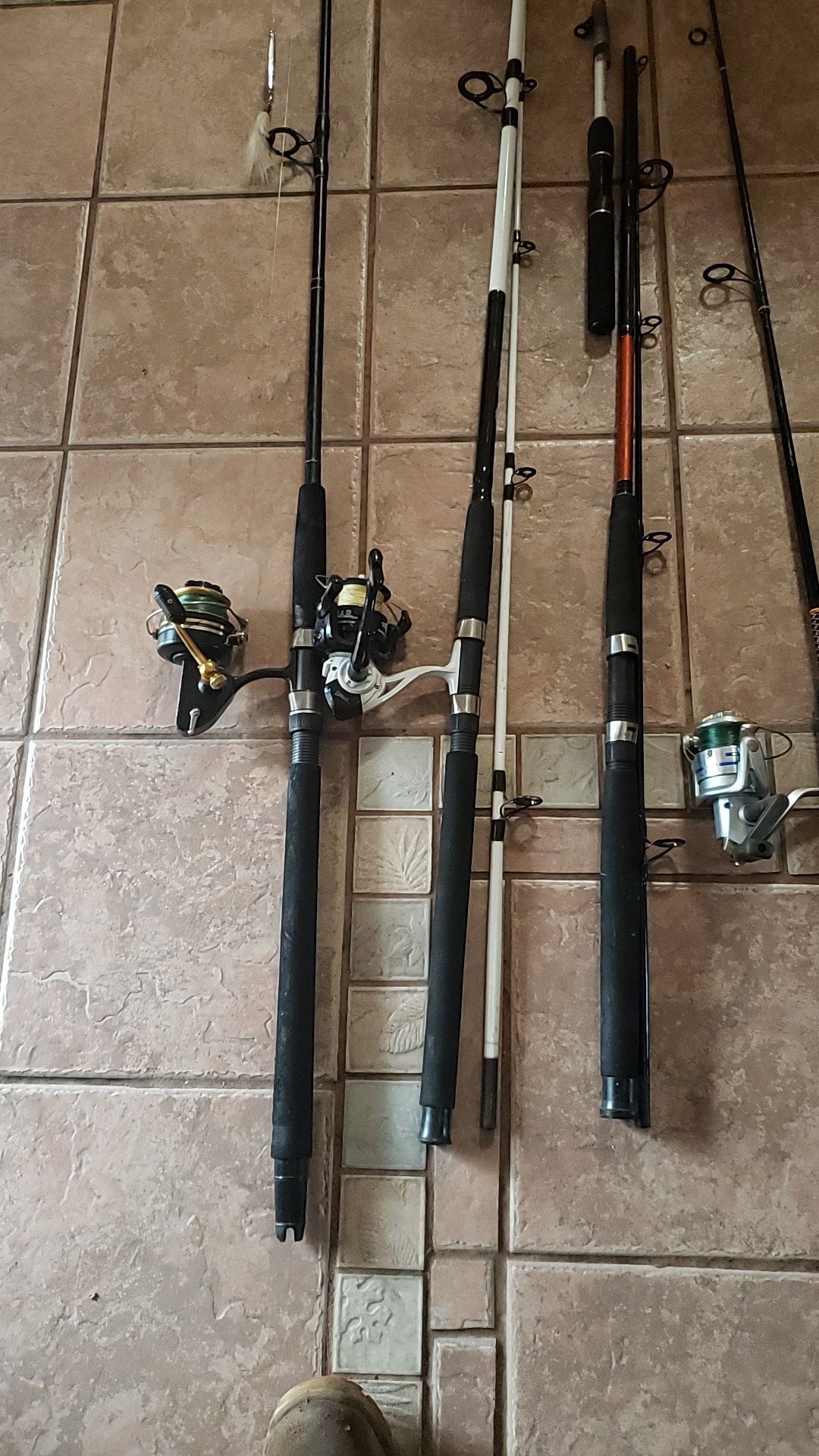 fishing poles
