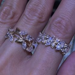 14K 1.39CT Yellow Gold Lab Grown Ring 