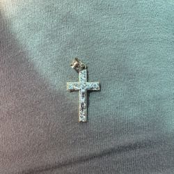 Real Gold Cross Pendant 
