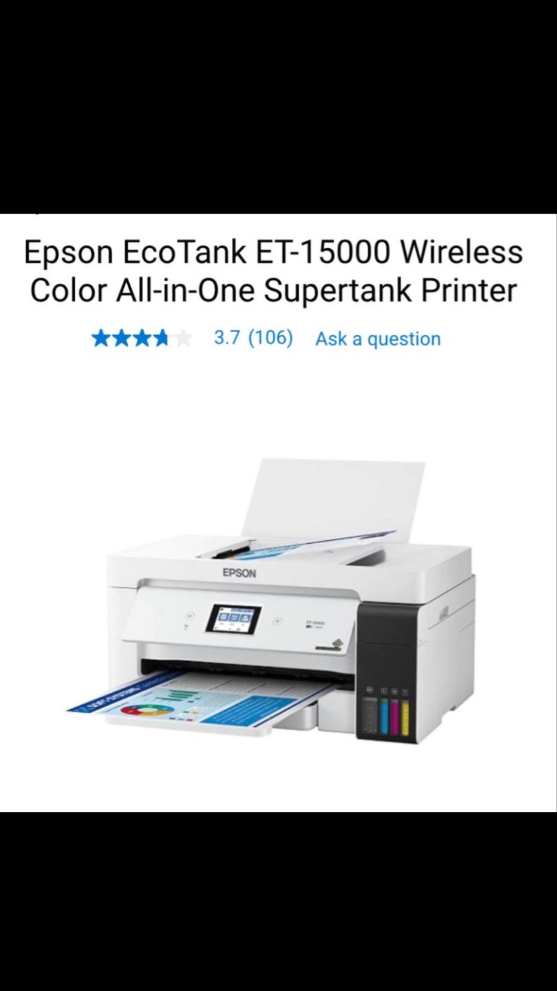 EPSON SUBLIMETION MACHINE /PRINTER ET15000
