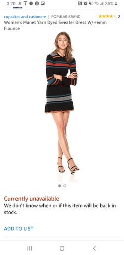 Cupcakes and Cashmere sweater dress size M