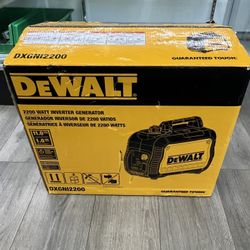 Dewalt 2200i DXGNI2(contact info removed) Watt Generator Open Box