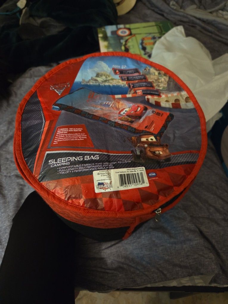 Cars Kids Sleeping Bag Camping