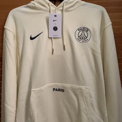 OFFICIAL PSG Nike United In Paris Club Hoodie- Off White