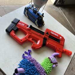 Fortnite Toys Nerf Plush Toy Stuffed Animal Battle Bus 