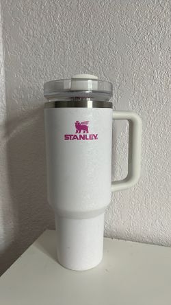 40oz White And Pink Stanley Cup