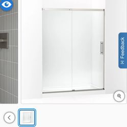 79” tall x 60” wide Kohler Prone Shower Door