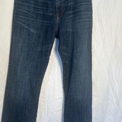 Lucky Brand 329 Classic Straight Leg Dark Wash Denim Jeans 34x30
