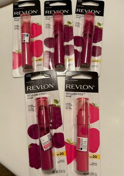 Revlon Kiss Balm Lip Balm – Lot of 5