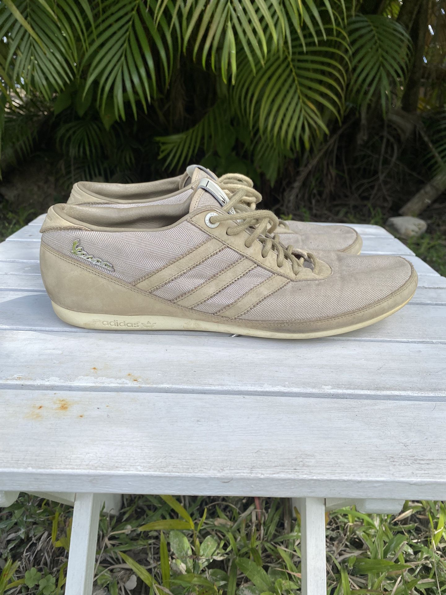 Adidas Vespa Sprint Canvas Suede Sneakers 10.5