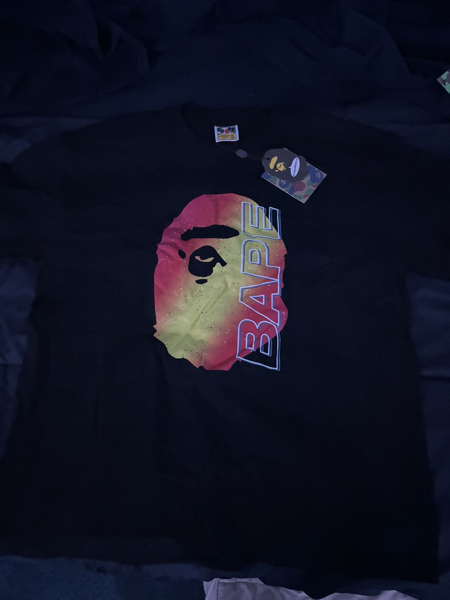 Bape Electro Neon T Shirt Size XL