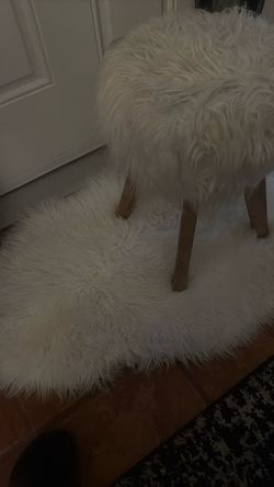 Rug and stool