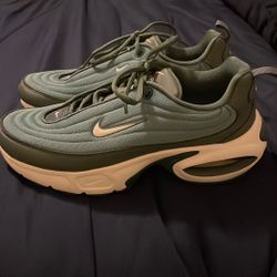 This is a Nike Air Max Portal sneaker in a greenish-grey colorway. 