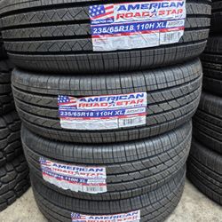 235 65 18 Vendo Un Seth De Llantas De La Marca American Con 50 Mil Millas De Garantía Las 4