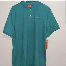 Nike TW Tiger Woods Masters “Frank” Golf Polo Shirt Green Men’s Large