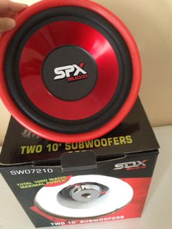 Never used 10in subwoofers
