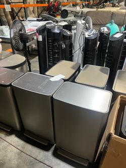Kohler step trash cans 13 gallon stainless steel