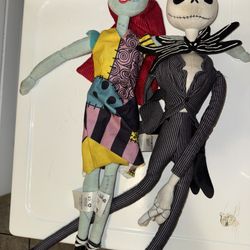 Jack And Sally Disney Plush 