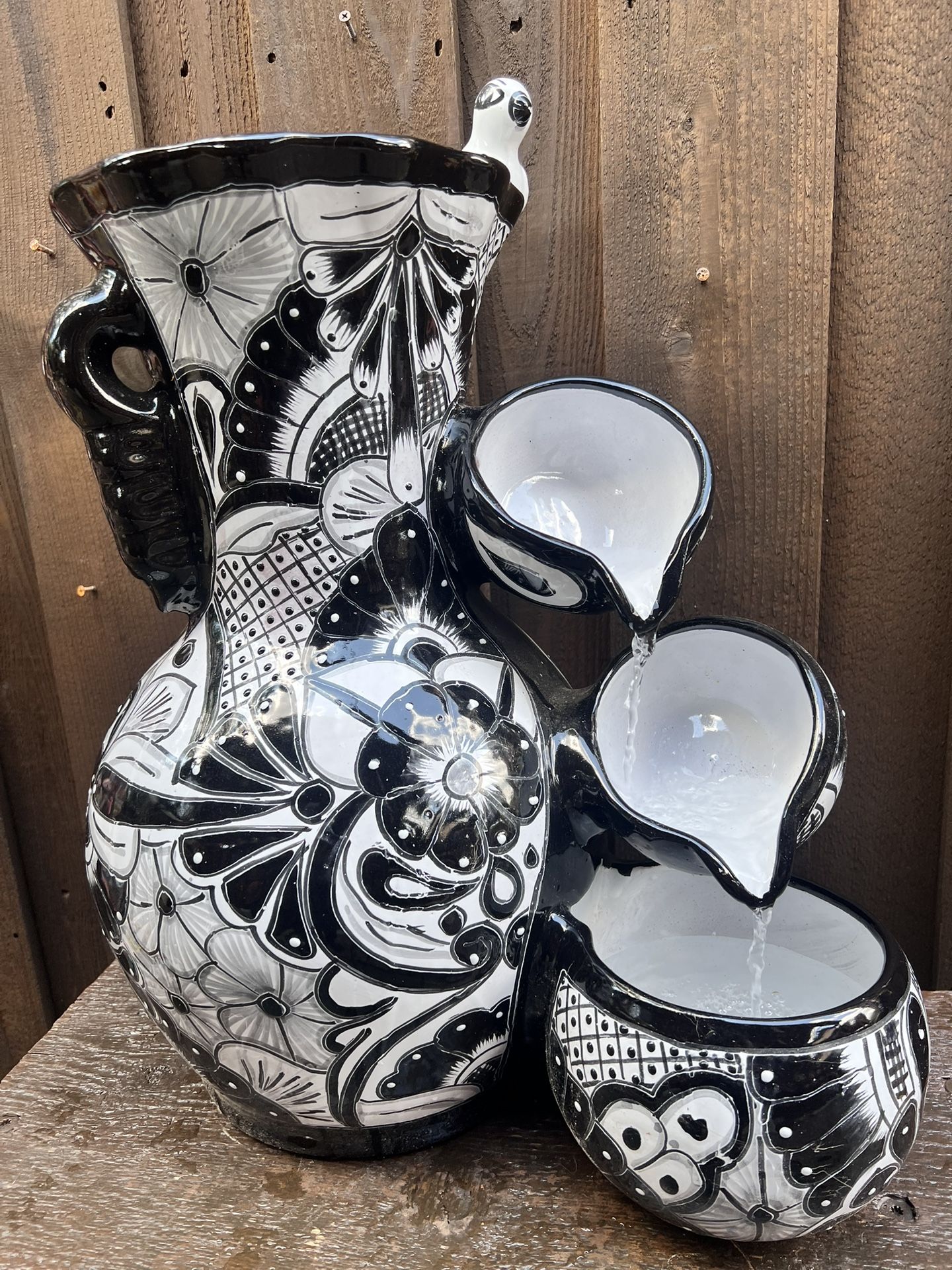 Mexican Talavera Water Fountain ⛲️ Pottery, Clay Pots, Planter,