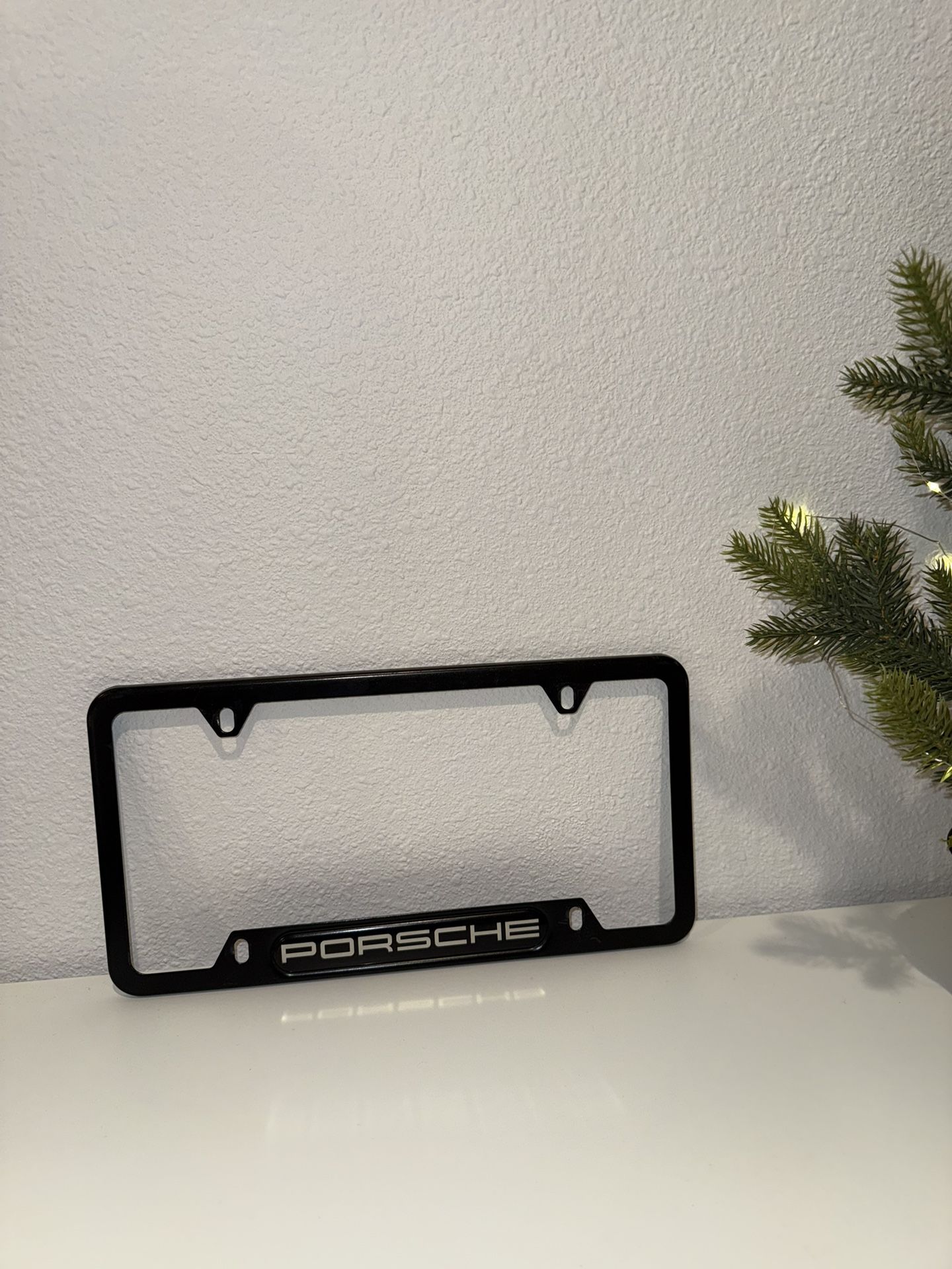 Porsche Metal Plate