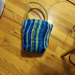 Mexican Tote Bag Apx 15 In Tall By 10