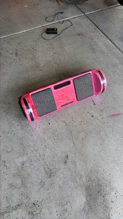 Pink Chrome Hoverboard Self-Balancing Scooter