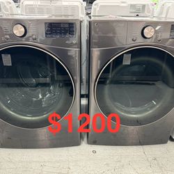 LG Front Load Washer And Dryer Set