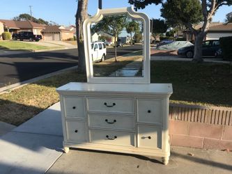 Solid wood dresser