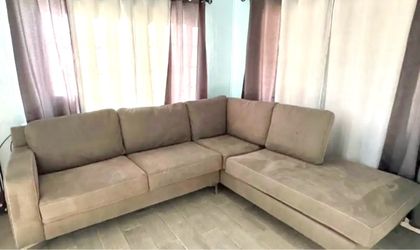 Gray sectional sofa