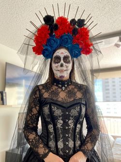 Day of the Dead Halloween Diadema.