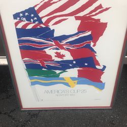 America’s Cup Newport 1983 Poster