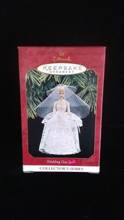 1997 Hallmark Barbie Keepsake holiday Christmas Ornament bride wedding day collector series new in box old stock