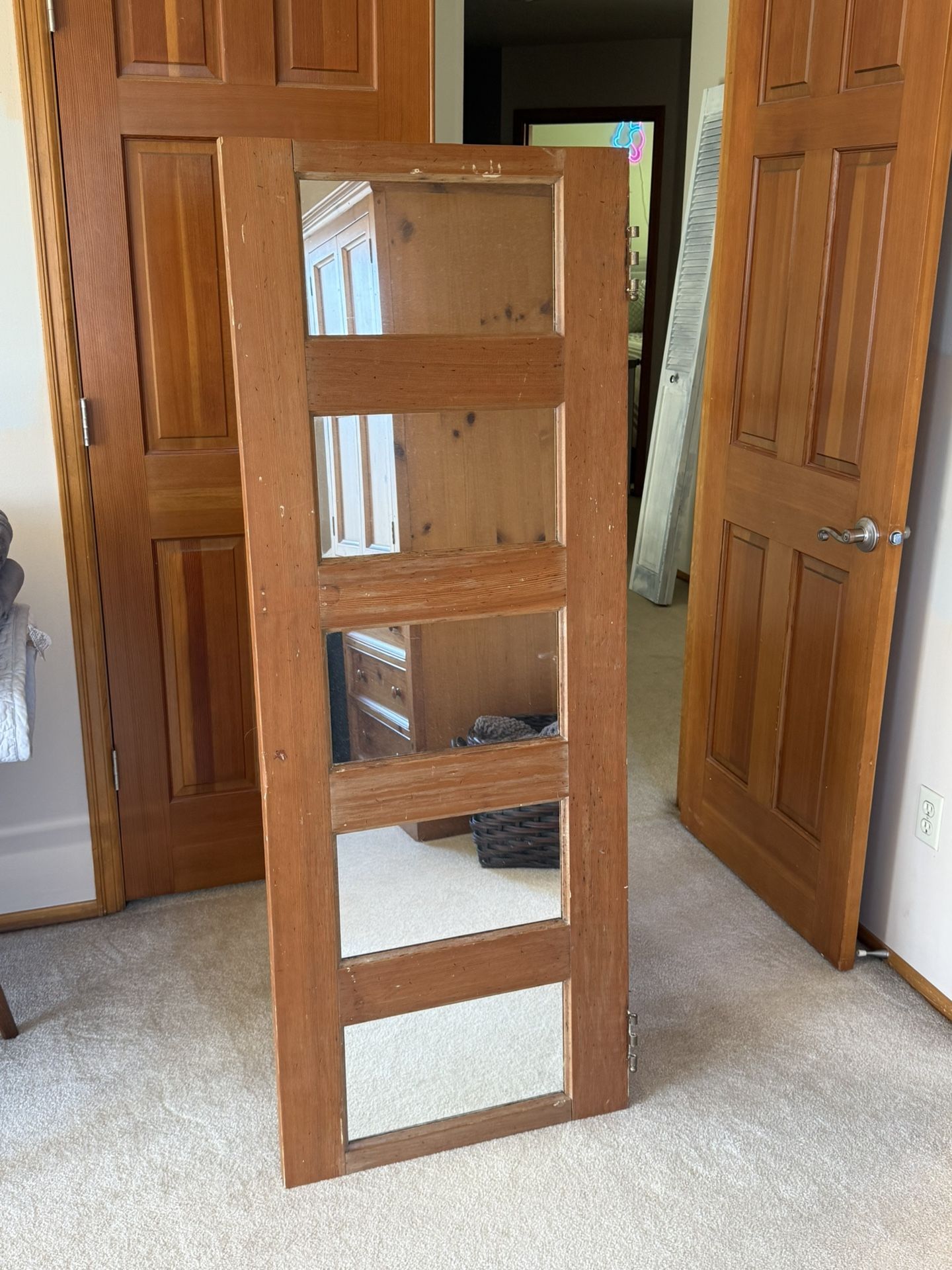 Reclaimed Door Mirror