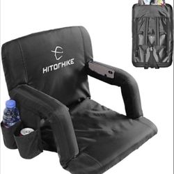 Stadium Seat for Bleachers or Benches Portable Reclining Stadium Seat Chair 