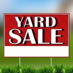 YARD SALE MARCH 22 & 23 8 AM-1 PM