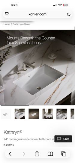Kohler Kathryn Under mount 24”Sink