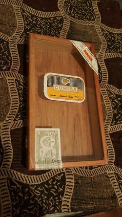 Cuban cigar box